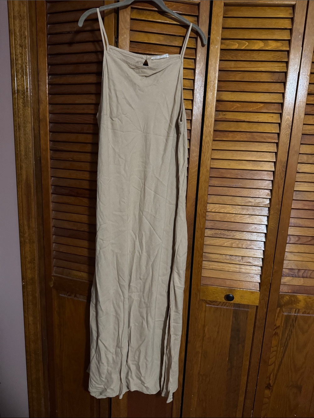 Primark Beige Maxi Slip Dress